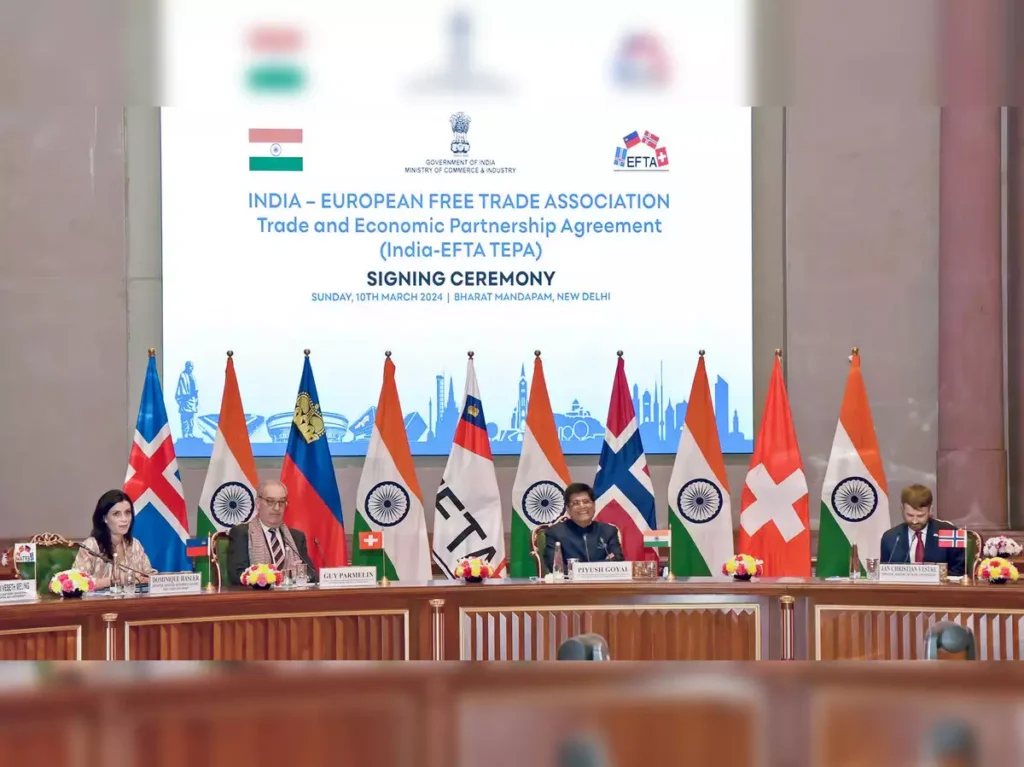 India - EFTA Partnership - theinvestment.socialwits.in